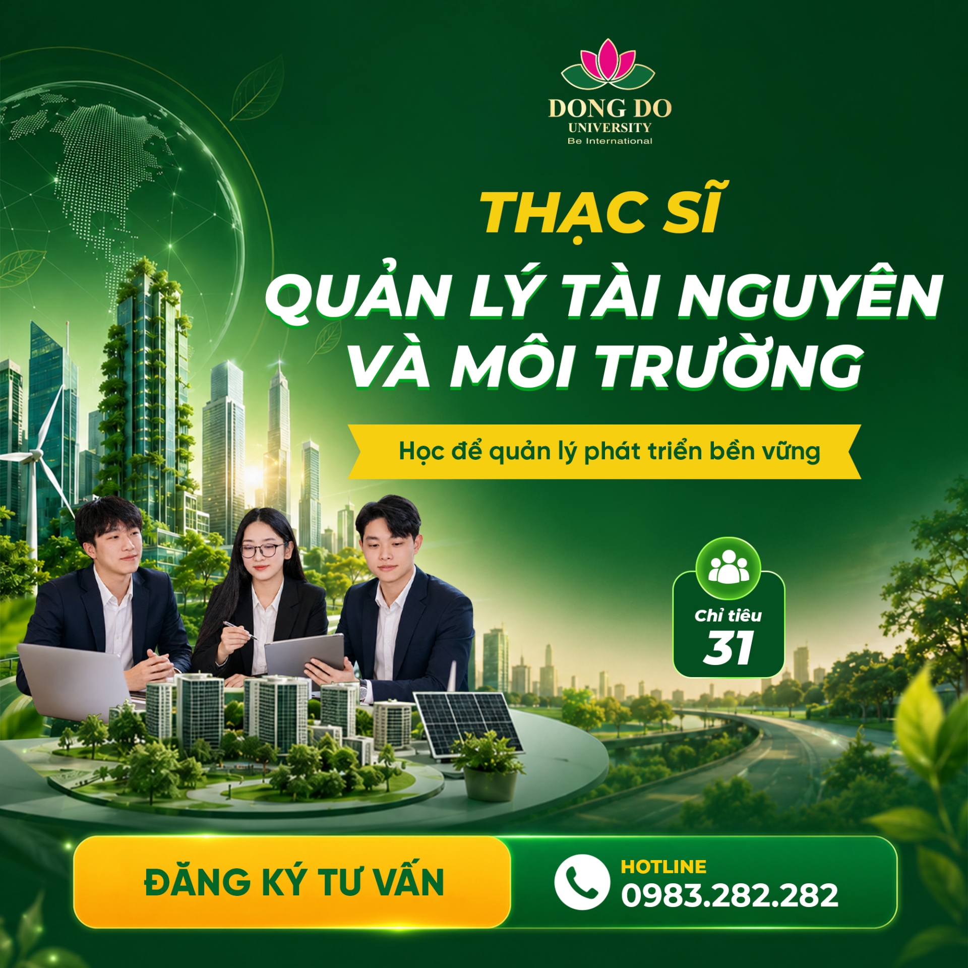 Thạc sĩ Quản lý Tài nguyên & Môi trường là gì? Học gì và dành cho ai?